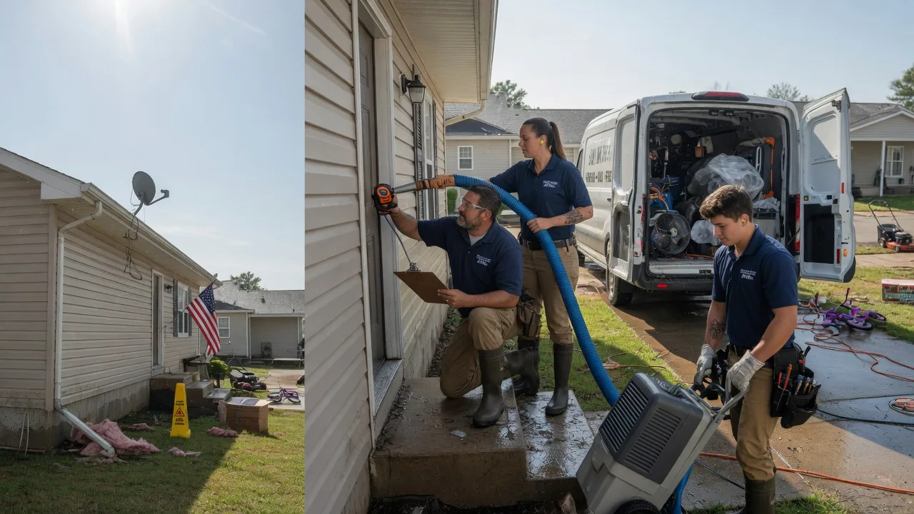 Ceiling Water Damage Restoration in Clarksville, FL near me